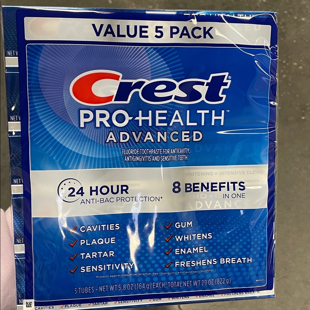Crest Pro-Health Advanced 24 Hour Antibacterial Protection 5 Pack